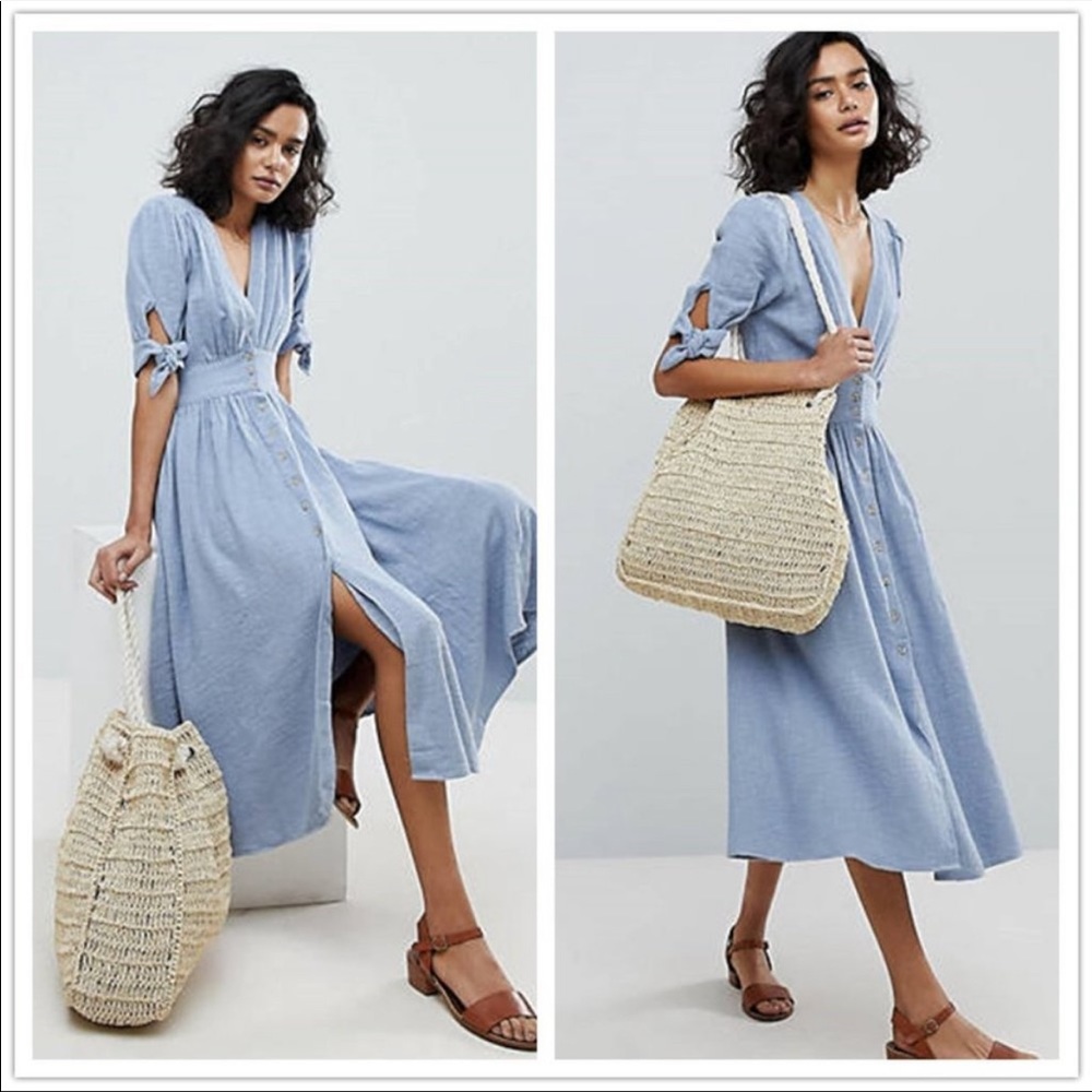 Free People Love of My Life Midi Dress Size Small